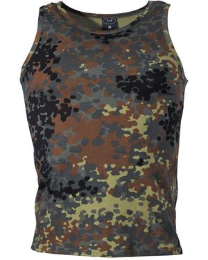 MFH US Tank-Top Muskelshirt 170 g/m2 (1-tlg) - Grau
