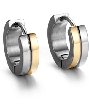 Firetti Paar Creolen Schmuck Geschenk Klappcreolen - Grau