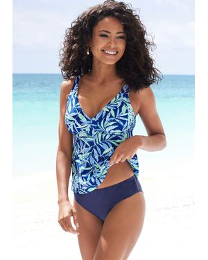 vivance active Bügel-Tankini-Top Jelly, mit buntem Print - Blau