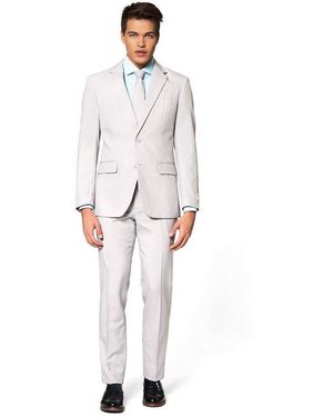 Opposuits Anzug Groovy Partyanzug Karneval Faschingskostüm Der Style! Das Dunkle Grün! Einfach Glorreich! - Weiß