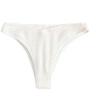 Self Bikini-Hose Bikinihose mit hohem Beinausschnitt, brasilianisch (1-St) - Weiß