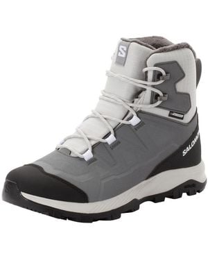 Salomon Outfrost Ts Cswp W Winterstiefel Snowboots, Winterboots, Winterschuhe, Wasserdicht Und Gefüttert - Grau