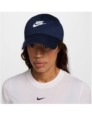 Nike Baseball Cap Nike Kappe Unstructured Futura Wash Cap Fb5368 - Blau