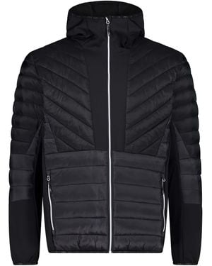CMP Winterjacke MAN HYBRID JACKET FIX HOOD 32Z2937 - Schwarz