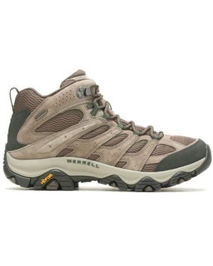 Merrell Moab 3 Mid Wp Herren Outdoor Trekking Wanderschuhe Schuhe J035837 Wanderschuh Wasserdicht - Grau