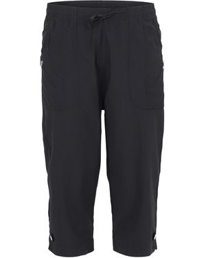 malito more than fashion Caprihose C200 kurze unifarbene Freizeithose - Blau