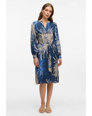 Eterna Blusenkleid LOOSE FIT - Blau