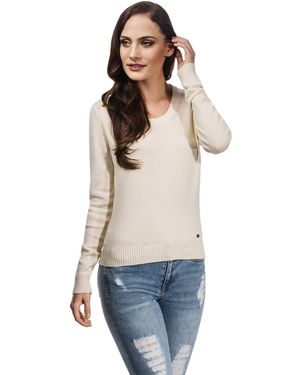 Vincenzo Boretti V-Ausschnitt-Pullover - Blau