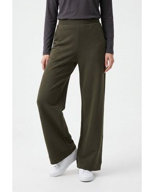 Vero Moda Jerseyhose Vmhali Hw Wide Pant Jrs Viskosemischung, Loose Fit - Grün
