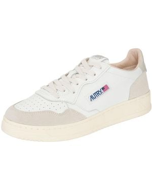 Autry Medalist Low Sneaker Aus Leder - Schwarz
