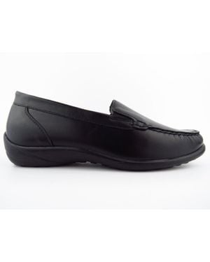 Waldläufer Form Kläre Memphis Schw. Slipper - Schwarz