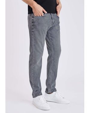 M·a·c 5-Pocket-Jeans Arne Pipe Stretch-Denim, super elastisch und bequem - Grau