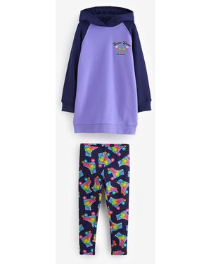 Little Bird by Jools Oliver Little Shirt & L Hoodie und Leggings (2-tlg) - Blau