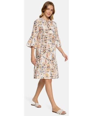 BETTY&CO Sommerkleid Damen Mit Print - Natur