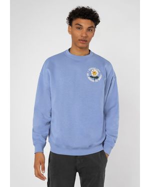 Sublevel Sweatshirt Oversized Sweater - Blau
