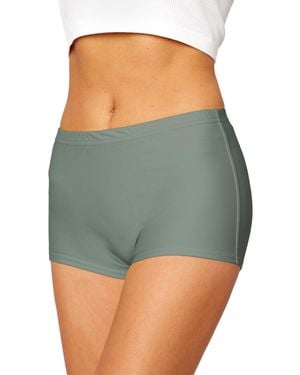 Merry Style Badeshorts Bikinihose Schwimmhose Bikini-Slip L23L1 schnell trocknend - Grün