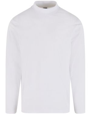 Urban Classics Mock Neck Longsleeve (1-tlg) - Weiß