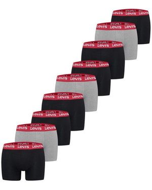Levi's Boxershorts Levis Repeat Logo Boxer 9P (Spar-Pack, 9-St. 9Er-Pack) - Weiß