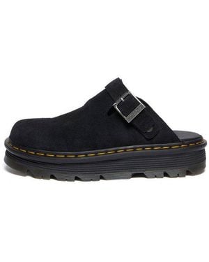 Dr. Martens Zebzag Mule E.H. Suede Sandale - Schwarz