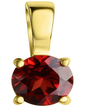 Firetti Kettenanhä Schmuck Geschenk Silber 925 Halsschmuck Anhänger Solitär Rubin, mit Granat - Rot