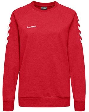 Hummel Sweater Cotton Sweatshirt F9001 - Rot