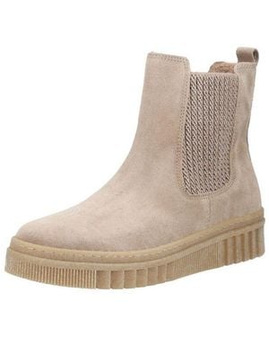 Gabor Stiefelette Veloursleder/Textil Stiefelette - Natur
