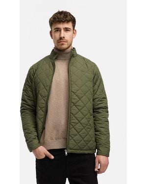 INDICODE INDoro Leichte Steppjacke mit Stehkragen - Grün