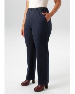 Aniston PLUS Jerseyhose - Blau