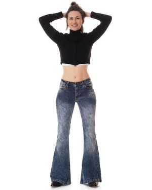 Comycom Schlagjeans STAR RANDOM - Blau