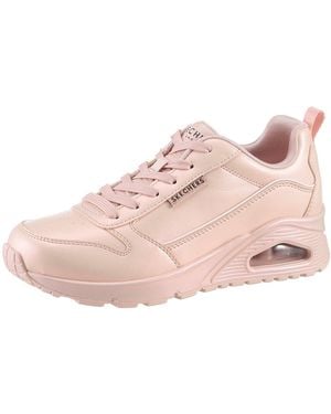 Skechers Uno-Galactic Gal Sneaker Freizeitschuh, Keilsneaker, Schnürschuh Mit Skech Air Ausstattung - Schwarz