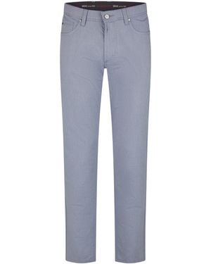 BRÜHL Stoffhose York (1-tlg) im klassischen 5-Pocket Style - Blau