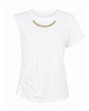 Liu Jo Kurzarmshirt Ecs T-Shirt Moda - Weiß