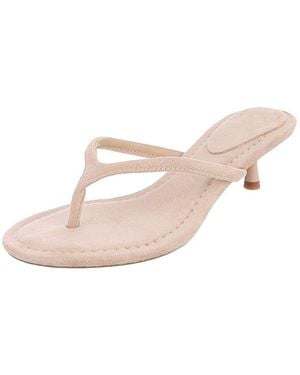 Ital-Design Damen Zehentrenner Sandalette Mit Absatz Für Sommer Zehentrenner (91849101) Pfennig-/Stilettoabsatz Sandalen & Sandaletten - Pink