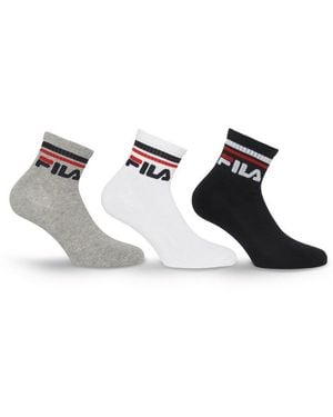 Fila Kurzsocken (3-Paar) - Schwarz