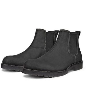 Ecco Charlestown Chelseaboots Schlupfboots, Stiefelette Mit Seitlichen Stretcheinsätzen, Waterproof - Schwarz