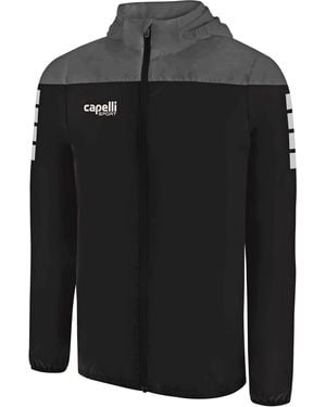 Capelli Sport Funktionsjacke mit Kontrastdetails - Schwarz