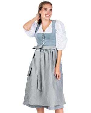 Marjo Cord Dirndl 2tlg. - Weiß