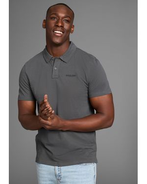 Bruno Banani Poloshirt in schmaler Passform - Grau