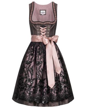 Nübler Ü Trachtenkleid Dirndl midi Selina in Schwarz von