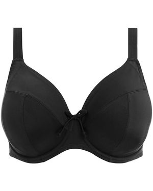 Elomi Bügel- Plain Sailing Bikini-BH Tiefes Dekolleté G-N Cup - Schwarz