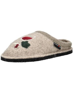 Haflinger Hausschuhe Wolle Hausschuh - Natur