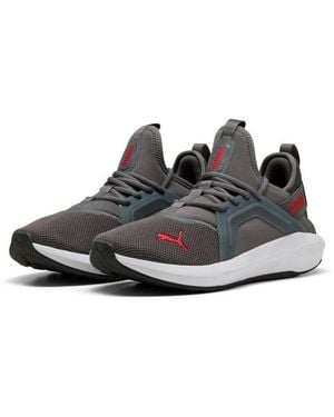 PUMA Softride Enzo 5 Laufschuh Mit Schnürung, Gummilaufsohle Mit Leichtem Profil, Aus Textil - Schwarz