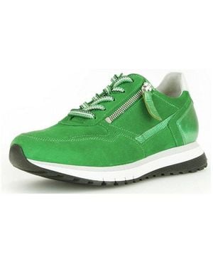 Gabor Sneaker Leder Sneaker - Grün