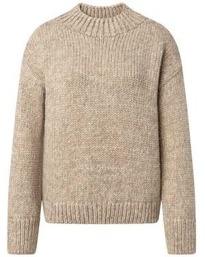 Joop! Stehkragenpullover Kouli Wollmix Mit Alpaka - Natur
