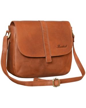 Benthill Ä Echt Leder Tasche Handtasche Schultertasche Vintag ängetasche - Braun