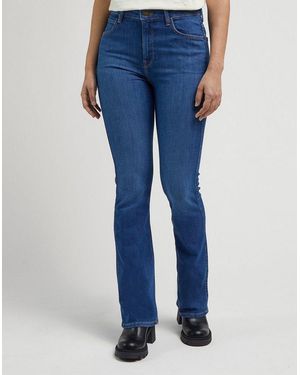 Lee Jeans Bootcut-Jeans Breese Boot - Blau