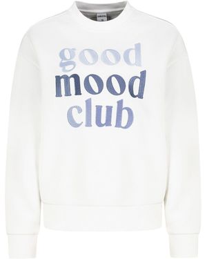 Sublevel Sweatshirt Pullover kuschelig weich Flauschig Sweater Crewneck XS-XXL - Weiß