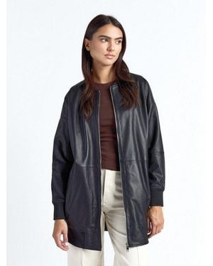 Maze Lederjacke 42021118 - Schwarz