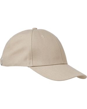 Jack & Jones Baseball JACBASE LOUIS LINEN BLEND CAP SN mit Branding - Natur