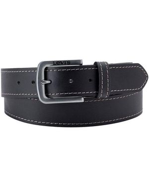 Levi's Ledergürtel Loire - Schwarz